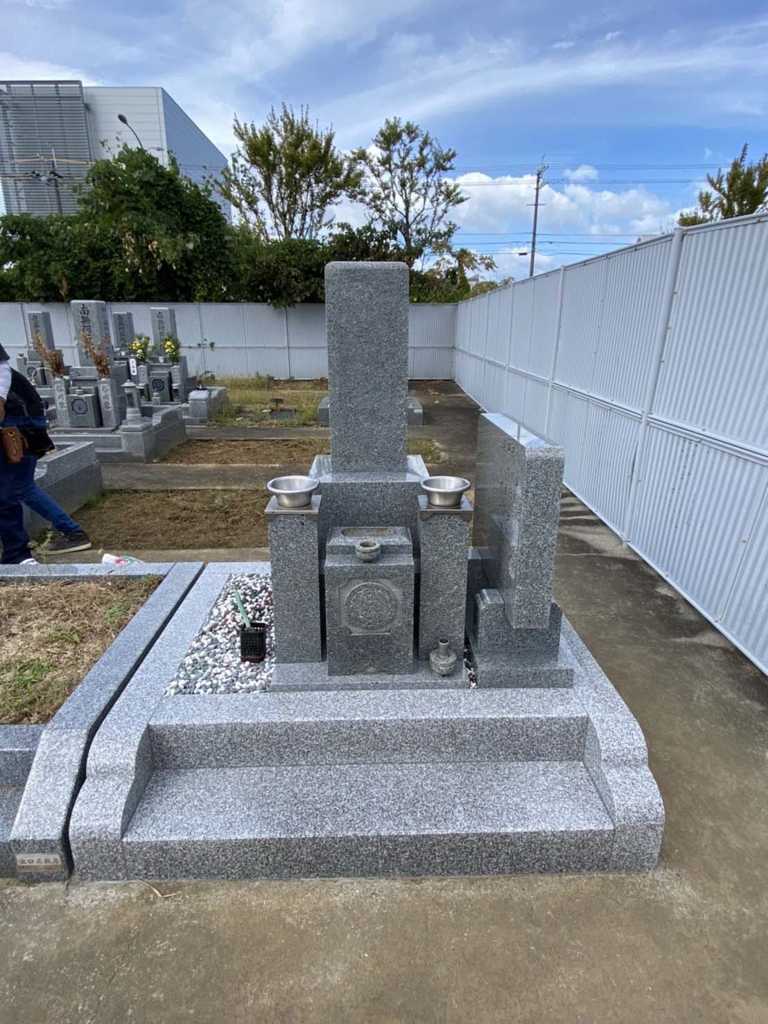 施工後のお墓（大阪府泉北郡）
