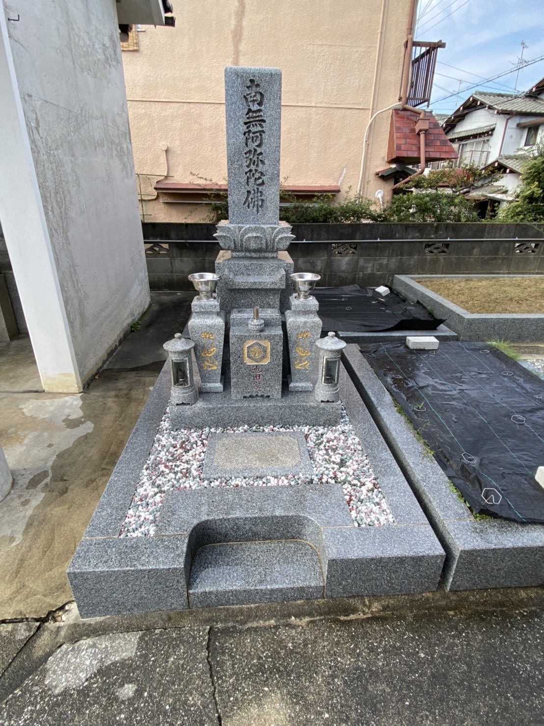 施工後のお墓（大阪府松原市）