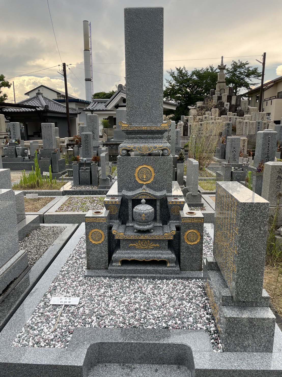 施工後のお墓（大阪府松原市）